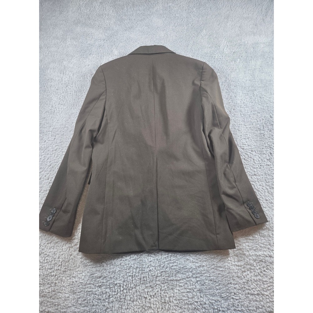 Corporate Chic Single Button Blazer Dark Olive Br… - image 3